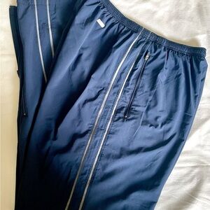 Nike Dri Fit Men's Jogging / Training Pants Size Large Navy Blue